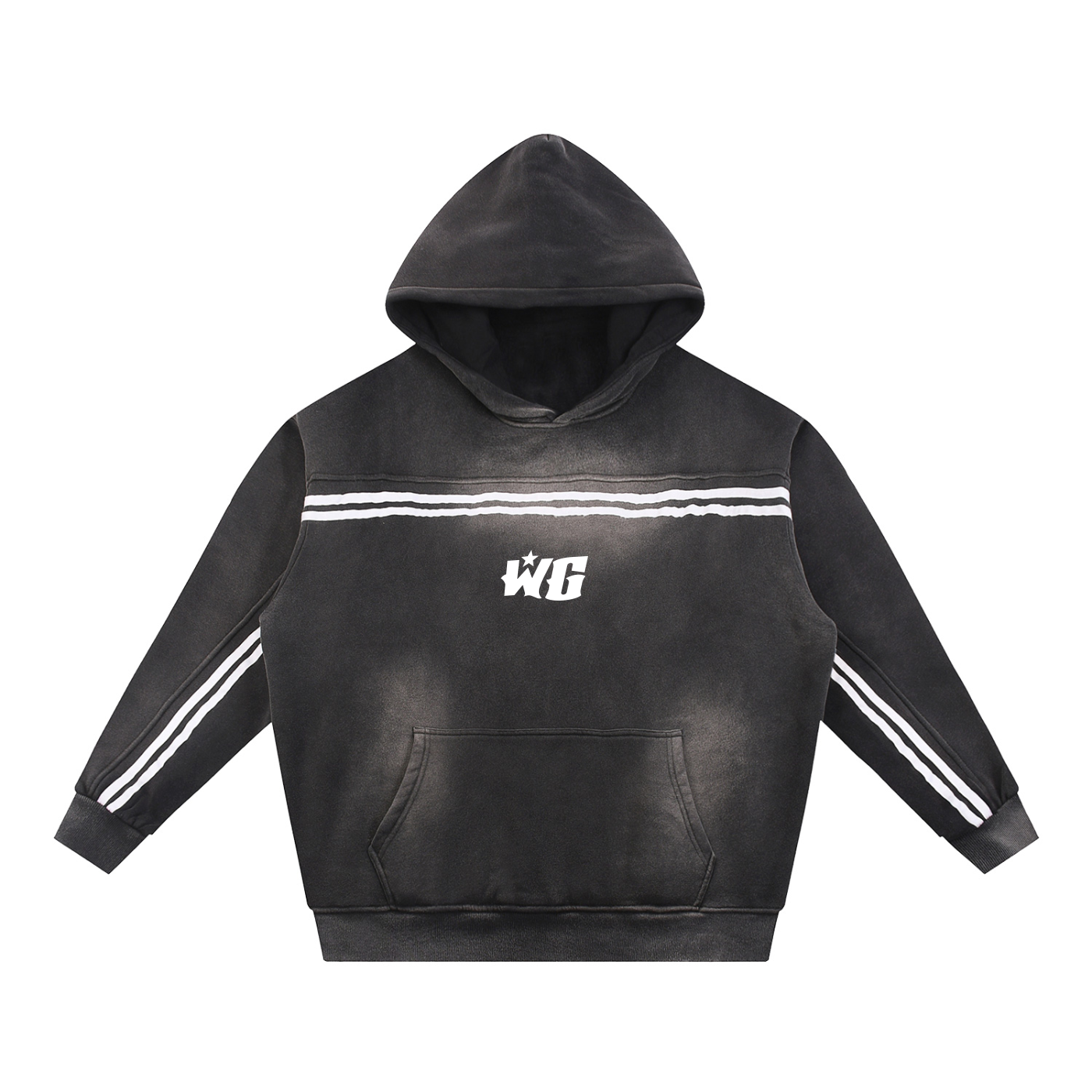 The Vault Striped Hoodie