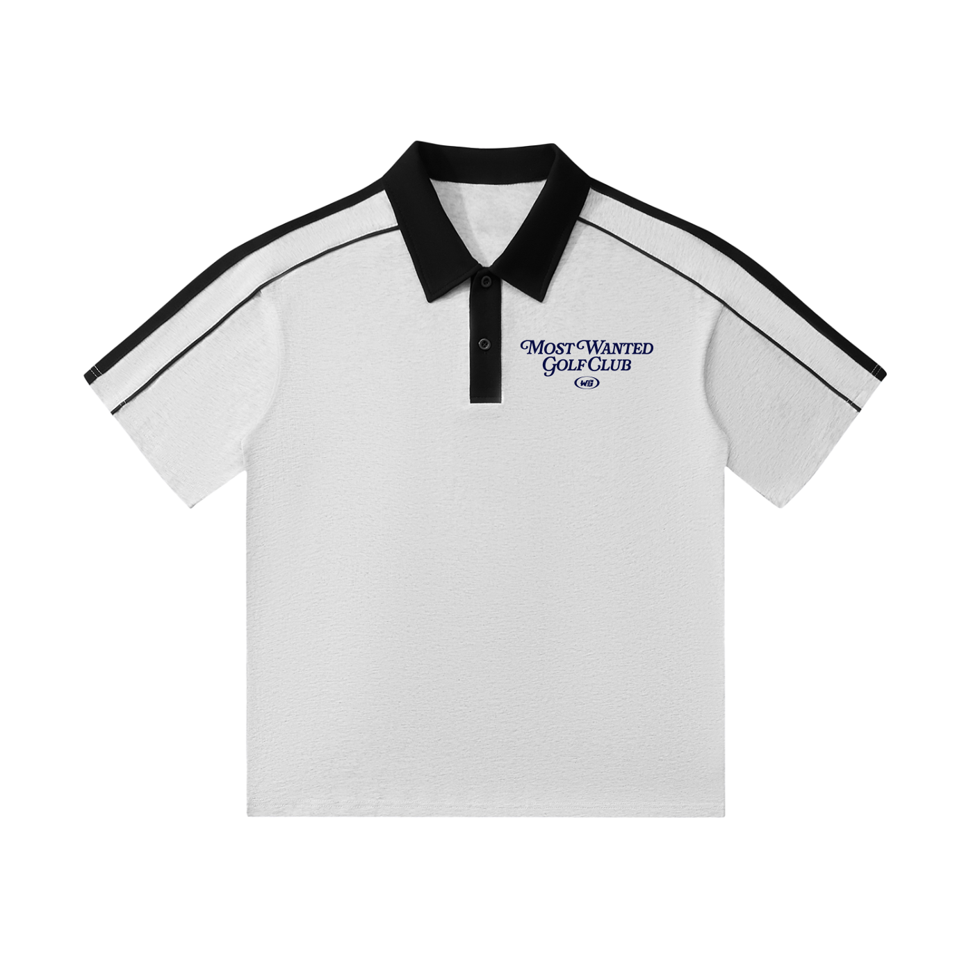 Contrast Collar Short-Sleeve Polo Shirt