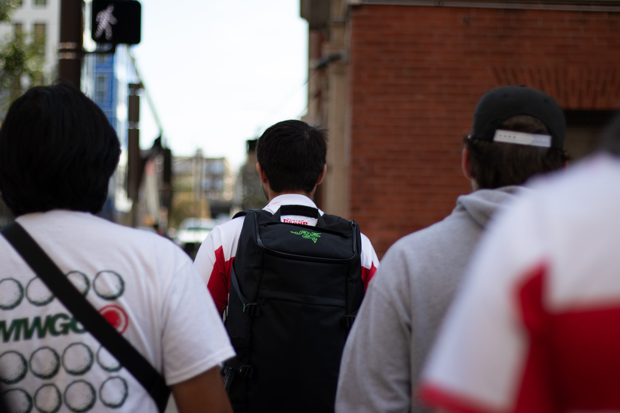 Wanted Goons walking to competition